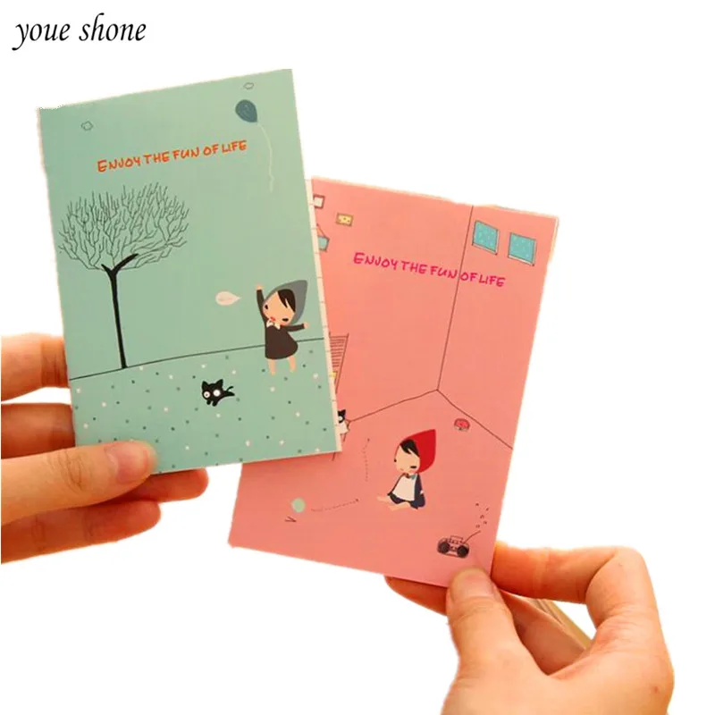 YOUE SHONE 1Pcs/lot Creative Cartoon Stationery Mini Notebook Little Red Riding Hood Notepad for school girl and boy
YOUE SHONE 1Pcs/lot Creative Cartoon Stationery Mini Notebook Little Red Riding Hood Notepad for school girl and boy