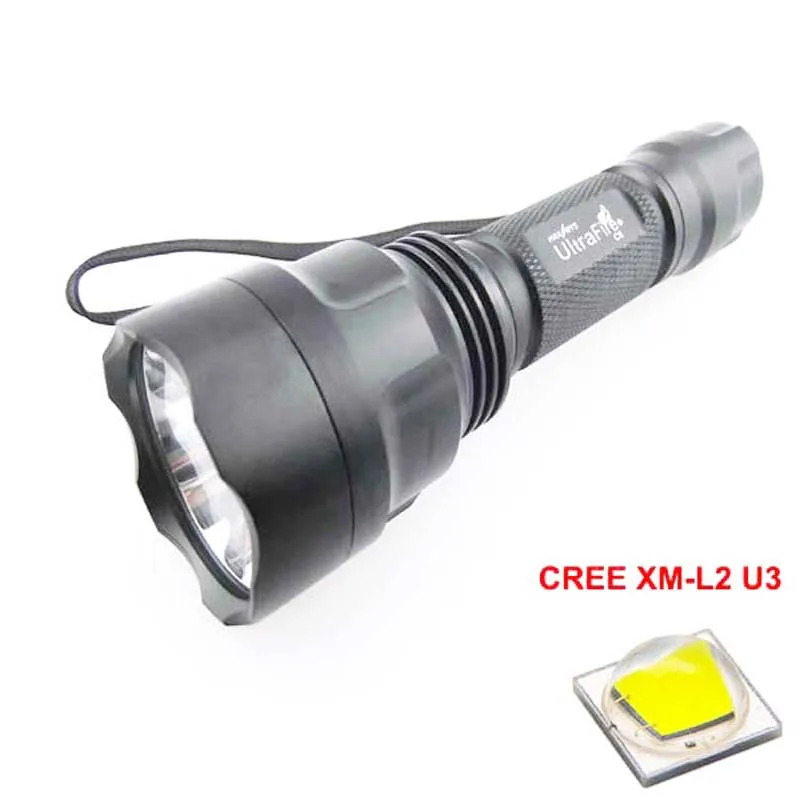 U-F C8 1xCREE XM-L2 U3 1800lm SMO OP светодиодный фонарик (1x18650) | Лампы и освещение