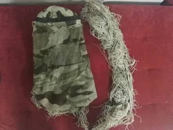 2017 NEW Hunting grass type Sniper tactical camouflage headvie hood cap and Rifle rope for Ghillie Suit hunting cloth 5688TT
2017 NEW Hunting grass type Sniper tactical camouflage headvie hood cap and Rifle rope for Ghillie Suit hunting cloth 5688TT