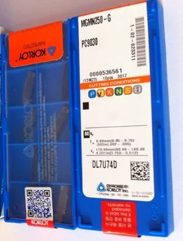 MGMN250-G PC9030 10PCS/BOX KORLOY turning tools tungsten caibide inserts carbide insert for stainless steel M30-M40
MGMN250-G PC9030 10PCS/BOX KORLOY turning tools tungsten caibide inserts carbide insert for stainless steel M30-M40
