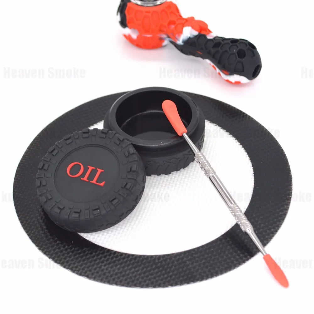silicone tobacco pipe-Red-3