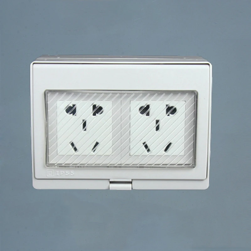 250V10A IP55 Report CE Wall Waterproof Dust-proof Power Socket, Electrical Weather Resistant Outdoor Outlet Grounded
250V10A IP55 Report CE Wall Waterproof Dust-proof Power Socket, Electrical Weather Resistant Outdoor Outlet Grounded