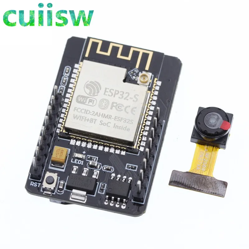 ESP32-CAM WiFi WiFi Module ESP32 serial to WiFi ESP32 CAM Development Board 5V Bluetooth with OV2640 Camera Module ESP-CAM
ESP32-CAM WiFi WiFi Module ESP32 serial to WiFi ESP32 CAM Development Board 5V Bluetooth with OV2640 Camera Module ESP-CAM