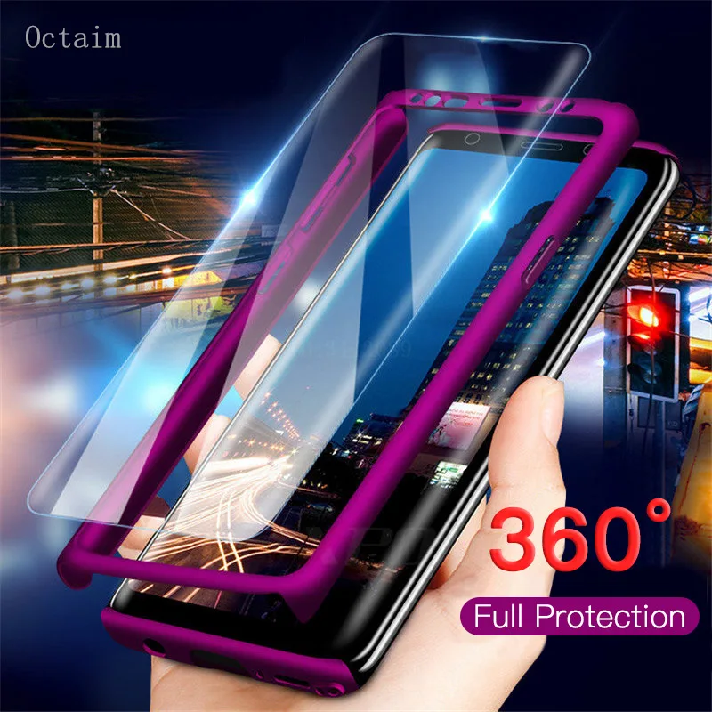 Phone Case for Samsung Galaxy S8 S9 Plus Note 8 360 Protective Front Back Cover for Samsung S9 Plus S7 Edge Glass Film Screen
Phone Case for Samsung Galaxy S8 S9 Plus Note 8 360 Protective Front Back Cover for Samsung S9 Plus S7 Edge Glass Film Screen