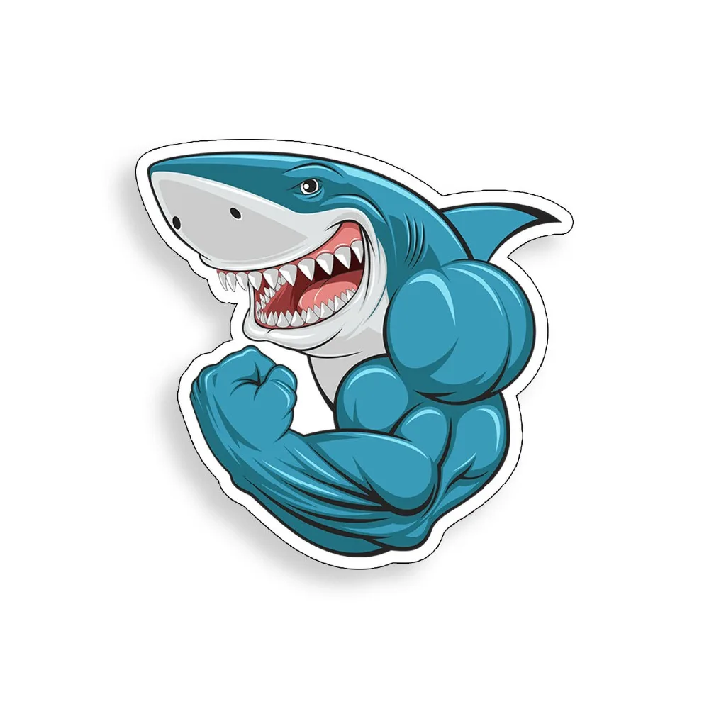 Muscle Shark Sticker Workout Gym Guy Laptop Cup Cooler Car Window Bumper Decal 3.95 tall by 3.95 wide
Muscle Shark Sticker Workout Gym Guy Laptop Cup Cooler Car Window Bumper Decal 3.95 tall by 3.95 wide