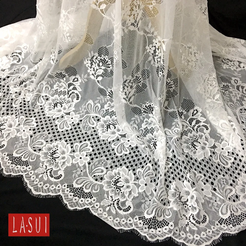 LASUI 1,5 м * 1,5 м = 1 шт. кружевная ткань с ресницами, двусторонний симметричный узор, модная ткань, цельное платье, свадебное платье C0078
LASUI 1,5 м * 1,5 м = 1 шт. кружевная ткань с ресницами, двусторонний симметричный узор, модная ткань, цельное платье, свадебное платье C0078