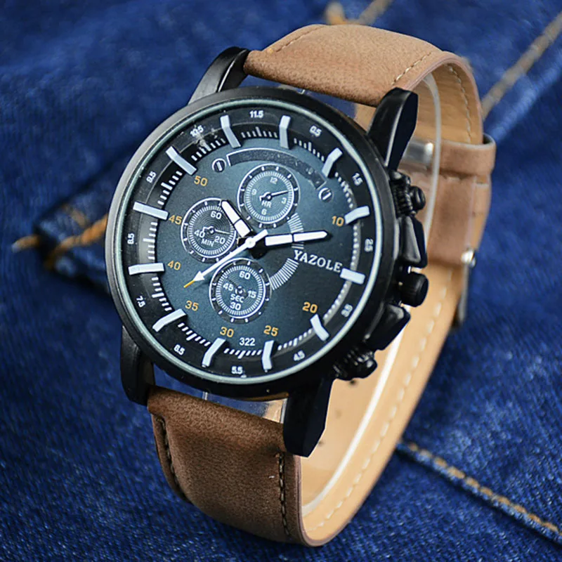 YAZOLE Sports Style Men Watch Fashion Luminous Quartz Watches Men Top Brand Men's Wristwatch Montre Homme Relogio Masculino
YAZOLE Sports Style Men Watch Fashion Luminous Quartz Watches Men Top Brand Men's Wristwatch Montre Homme Relogio Masculino