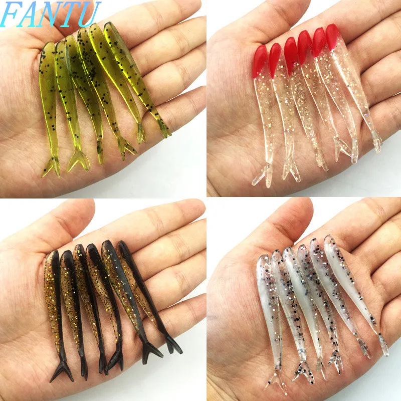 FANTU Artificial Forked Tail Silicone Fishing Lures 1.3g/6.3cm Leurre Peche Silicone Bait Soft Lure Fishing Accessories 10PCS
FANTU Artificial Forked Tail Silicone Fishing Lures 1.3g/6.3cm Leurre Peche Silicone Bait Soft Lure Fishing Accessories 10PCS
