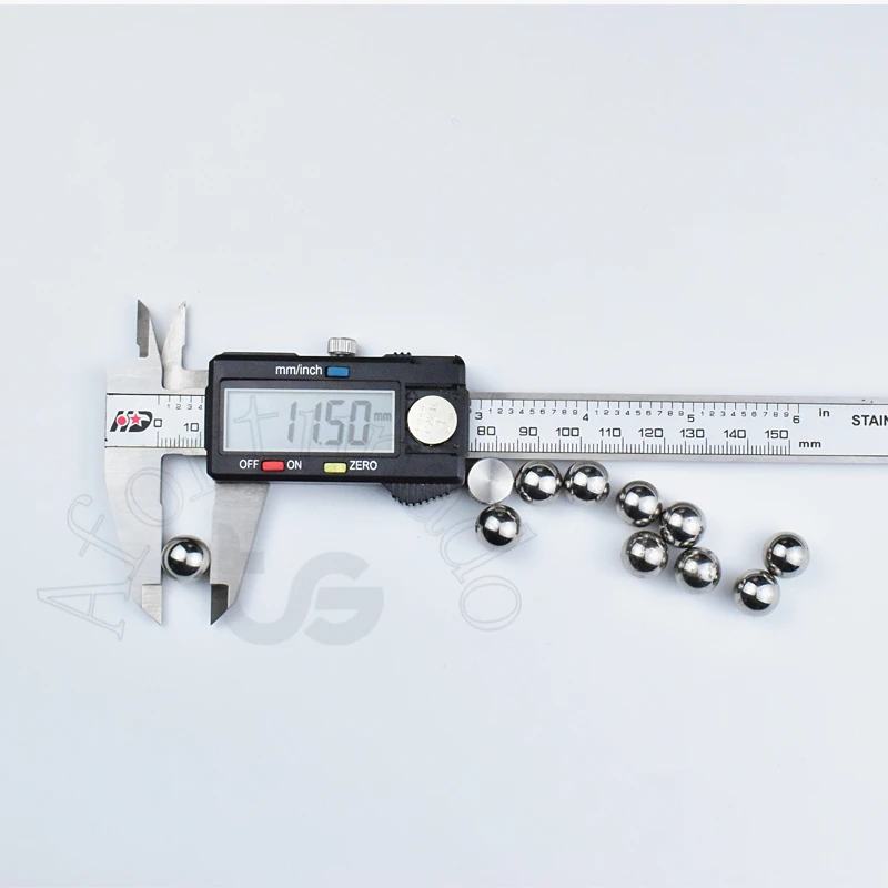 11.5mm 0.4527559(inch) 10pieces Chrome Steel ball Diameter:11.5mm Precision :G10-Grade
11.5mm 0.4527559(inch) 10pieces Chrome Steel ball Diameter:11.5mm Precision :G10-Grade