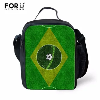 FORUDESIGNS Lunch Bags for Kids Soccerly Print Insulated Lunch Cooler Bags for Children Lunch Box Bag for Boys School Meal Bag
FORUDESIGNS Lunch Bags for Kids Soccerly Print Insulated Lunch Cooler Bags for Children Lunch Box Bag for Boys School Meal Bag