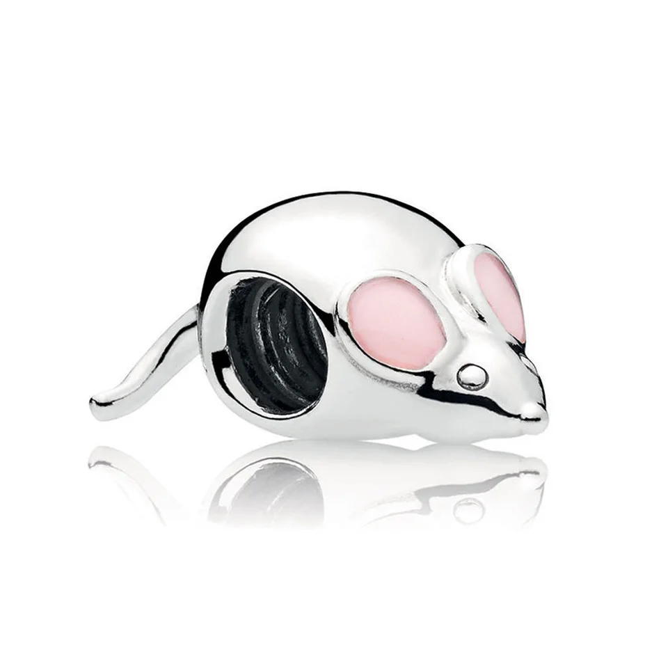 Authentic S925 Sterling Silver DIY Jewelry Mouse Charms fit Lady Bracelet Bangle Lady Birthday Gift
Authentic S925 Sterling Silver DIY Jewelry Mouse Charms fit Lady Bracelet Bangle Lady Birthday Gift