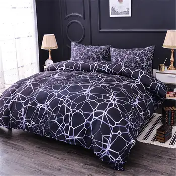 ZEIMON New Design Bedding Sets Queen Size 3D Geometric Duvet Cover set Pillowcase Soft Home Textiles Bedline Room Decor
ZEIMON New Design Bedding Sets Queen Size 3D Geometric Duvet Cover set Pillowcase Soft Home Textiles Bedline Room Decor