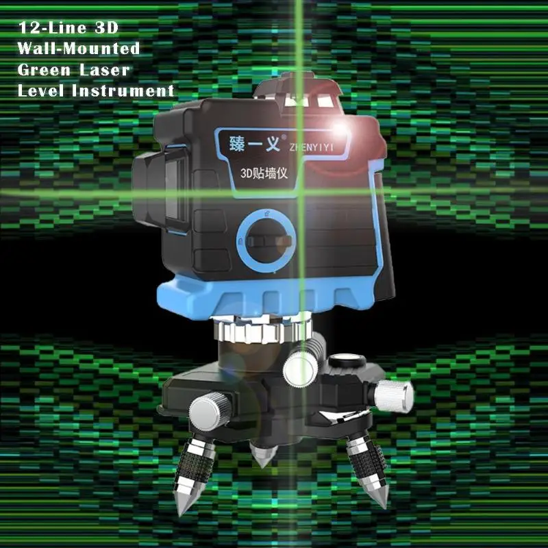 12 Line Oblique Line 3D Infrared Self-leveling Green Laser Level Instrument
12 Line Oblique Line 3D Infrared Self-leveling Green Laser Level Instrument