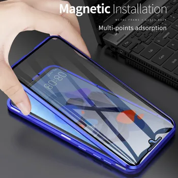 Luxury Metal Magnetic Front Back tempered Glass Case For Huawei Y9 Prime 2019 Cases For Huawei P Smart Z Metal Frame Coque
Luxury Metal Magnetic Front Back tempered Glass Case For Huawei Y9 Prime 2019 Cases For Huawei P Smart Z Metal Frame Coque