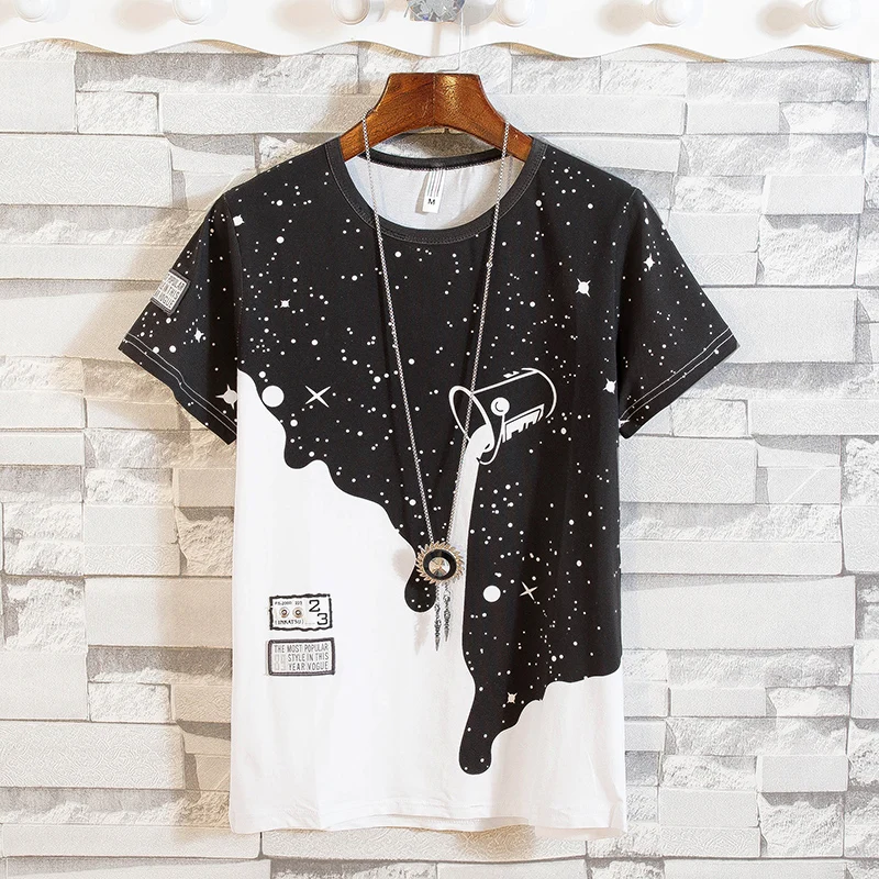 2019 Summer Men's T-shirt New Fashion Printing T Shirt Men Short Sleeve Slim Fit Casual Mens Tee Shirt
2019 Summer Men's T-shirt New Fashion Printing T Shirt Men Short Sleeve Slim Fit Casual Mens Tee Shirt