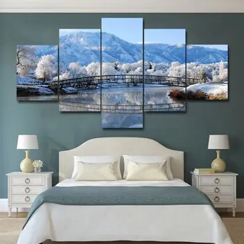 5 Piece Wall Art pictures Canvas poster prints Oil Painting Romantic Japanese Fuji mountain snow scene for Bedroom livingroom
5 Piece Wall Art pictures Canvas poster prints Oil Painting Romantic Japanese Fuji mountain snow scene for Bedroom livingroom
