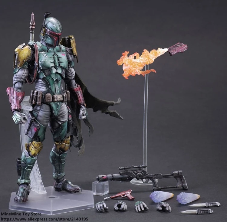 ZXZ Star Wars Boba Fett 27cm Action Figure Posture Model Anime Decoration Collection Figurine Toys model for children gift
ZXZ Star Wars Boba Fett 27cm Action Figure Posture Model Anime Decoration Collection Figurine Toys model for children gift