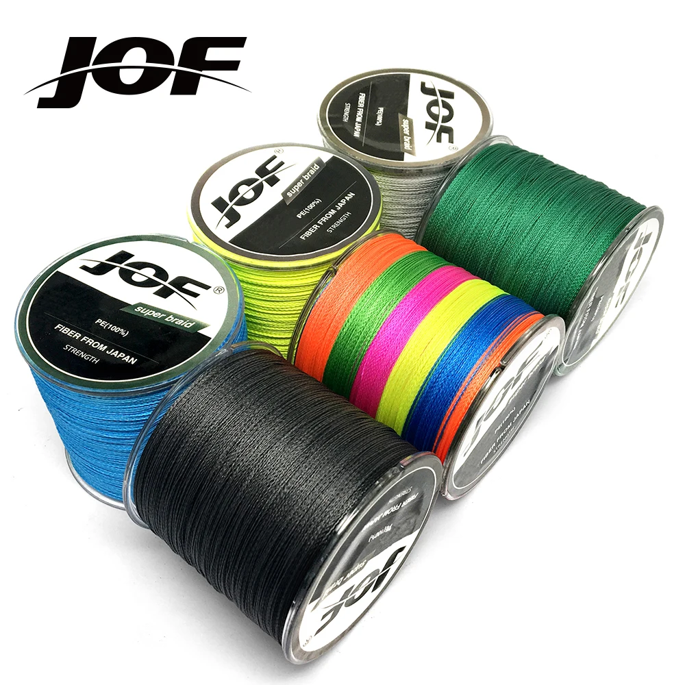 JOF 500m Super Strong Japanese Multifilament PE Braided Fishing Line for Carp Fishing
JOF 500m Super Strong Japanese Multifilament PE Braided Fishing Line for Carp Fishing