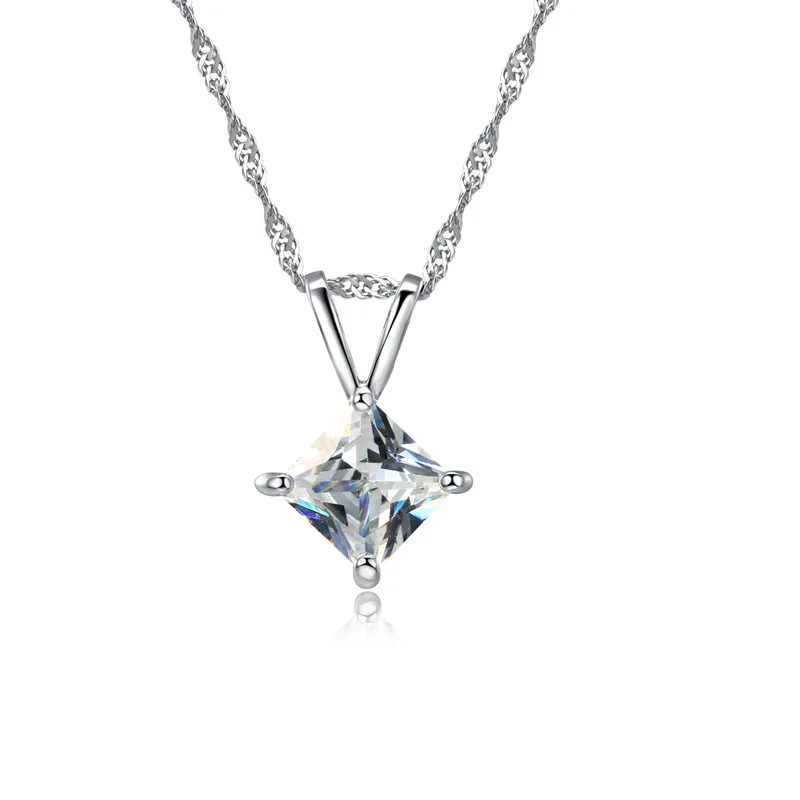 Lowest Price Pendant Necklace 925 Sterling Silver Jewelry For Women Pave Clear CZ Crystal Stone Popular Female Bijoux
Lowest Price Pendant Necklace 925 Sterling Silver Jewelry For Women Pave Clear CZ Crystal Stone Popular Female Bijoux