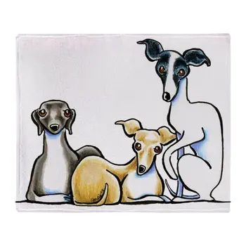 Italian Greyhound Trio Soft Fleece Throw Blanket Soft Flannel Blanket to on for the sofa/Bed/Car Portable Plaids
Italian Greyhound Trio Soft Fleece Throw Blanket Soft Flannel Blanket to on for the sofa/Bed/Car Portable Plaids