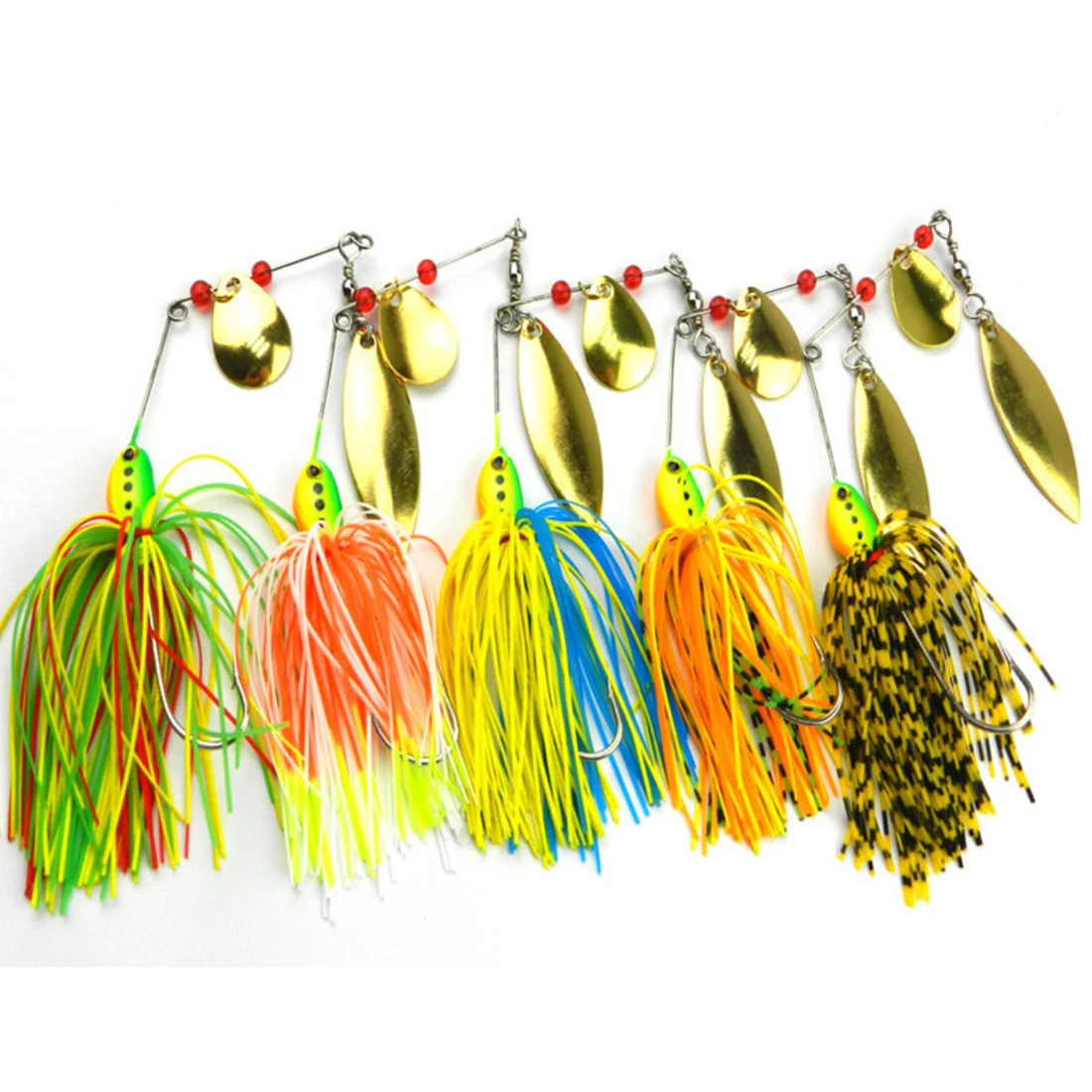 5Pcs Buzzbait Spiner Bait Spinner Lure Fishing Lures Artificial Bait With Special Design Fishing Kit Random Delivery
5Pcs Buzzbait Spiner Bait Spinner Lure Fishing Lures Artificial Bait With Special Design Fishing Kit Random Delivery