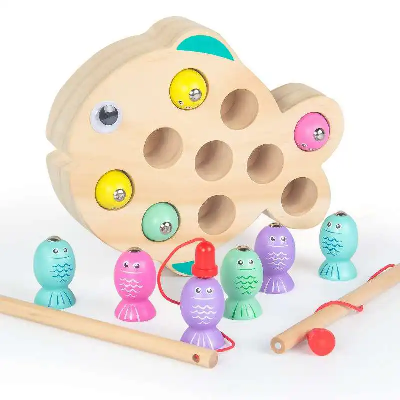 Fishing Toys Wooden Magnetic Fishing Game Montessori Kids Early Learning Educational Toys Gifts For Children Fun Outdoor Games
Fishing Toys Wooden Magnetic Fishing Game Montessori Kids Early Learning Educational Toys Gifts For Children Fun Outdoor Games