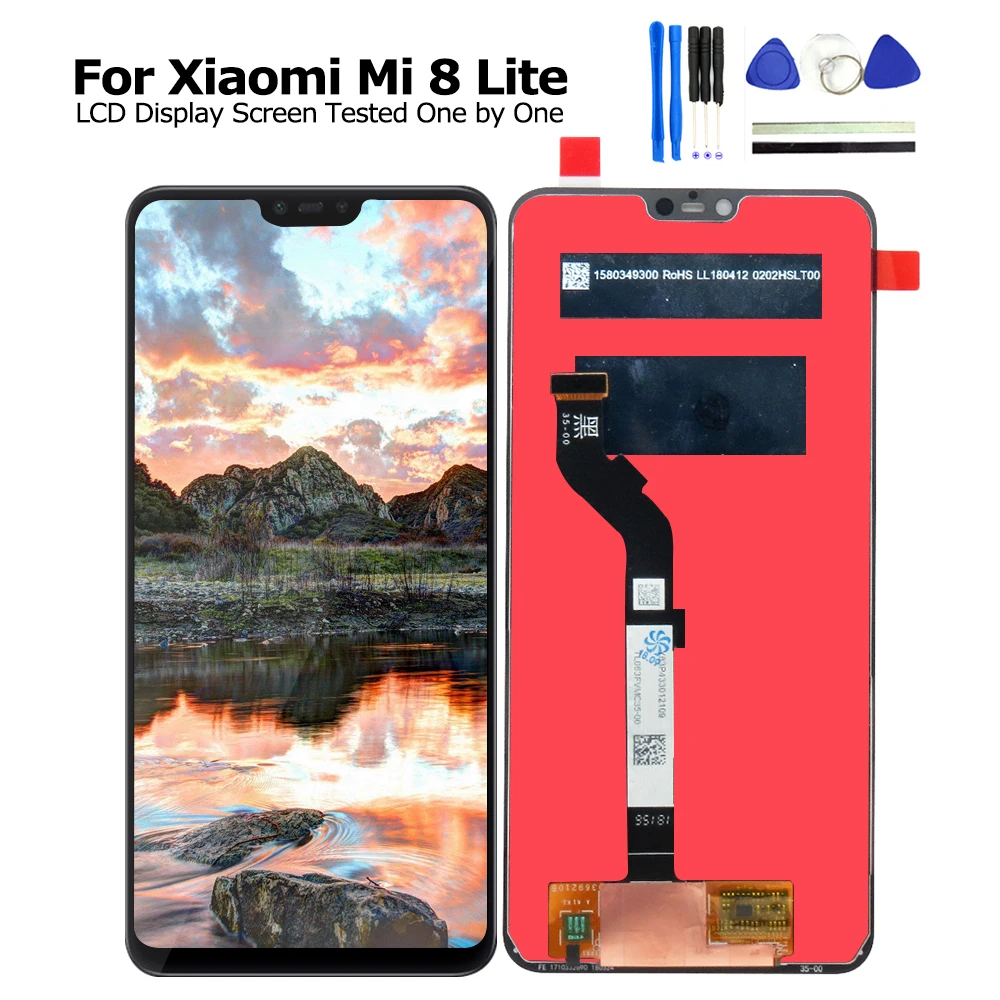 For Xiaomi Mi 8 Lite Mi 8X LCD Touch Screen Digitizer Assembly Replacement for Xiaomi Mi 8 Lite Mi 8X Display Repair Parts
For Xiaomi Mi 8 Lite Mi 8X LCD Touch Screen Digitizer Assembly Replacement for Xiaomi Mi 8 Lite Mi 8X Display Repair Parts