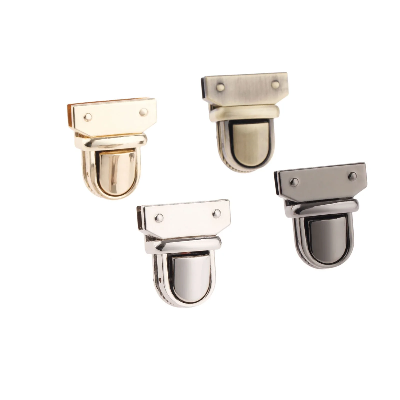 Metal Purse Twist Turn Lock Purse Bag Lock Fastener Closure Catch Clasps Luggage DIY Screw Buckle Leather Clothing Accessories
Metal Purse Twist Turn Lock Purse Bag Lock Fastener Closure Catch Clasps Luggage DIY Screw Buckle Leather Clothing Accessories