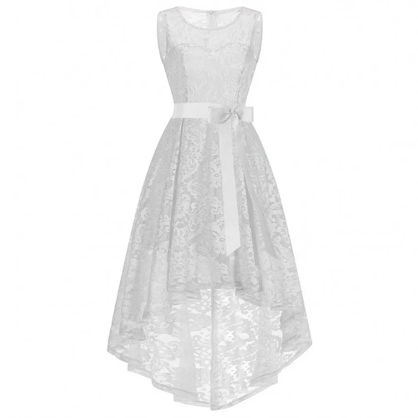 2019 Women New Year White Asymmetrical Lace Elegance Wedding Bridesmaid Girl Dress For Christmas Princess Party Girl Clothing
2019 Women New Year White Asymmetrical Lace Elegance Wedding Bridesmaid Girl Dress For Christmas Princess Party Girl Clothing