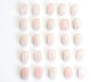 0.6 x 0.4 INCHES Natural Small Size Rose Quartz Rune Stones Engraved Pagan Lettering Wiccan Set with a Free Velvet Pouch 
0.6 x 0.4 INCHES Natural Small Size Rose Quartz Rune Stones Engraved Pagan Lettering Wiccan Set with a Free Velvet Pouch
