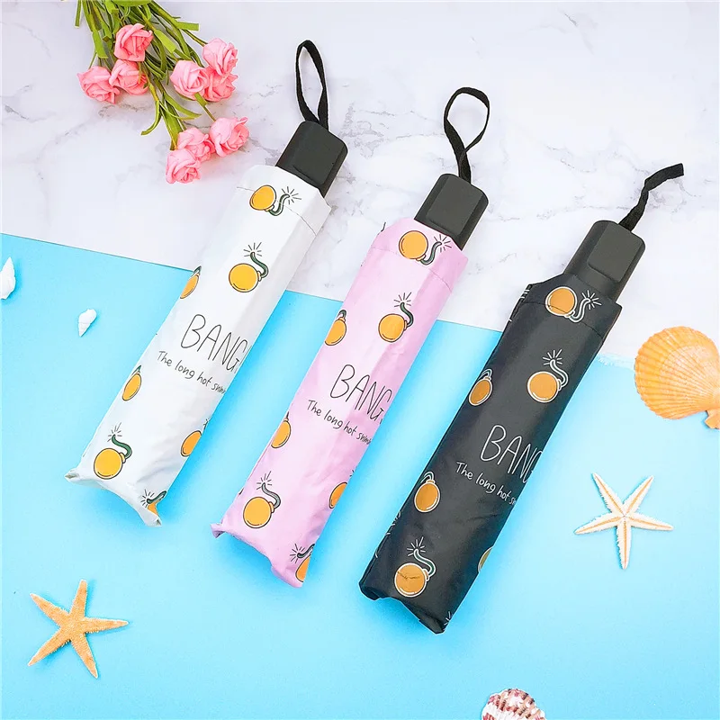 Sun-umbrella women's black coating sunscreen UV folding umbrella student creative umbrella small fresh advertising umbrella
Sun-umbrella women's black coating sunscreen UV folding umbrella student creative umbrella small fresh advertising umbrella