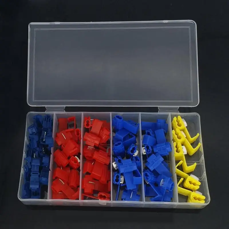65pcs Electrical Cable Connector Wire Fast Quick Splice Lock Wire Connection Crimp Terminal Connector Wire Cable Connector 
65pcs Electrical Cable Connector Wire Fast Quick Splice Lock Wire Connection Crimp Terminal Connector Wire Cable Connector