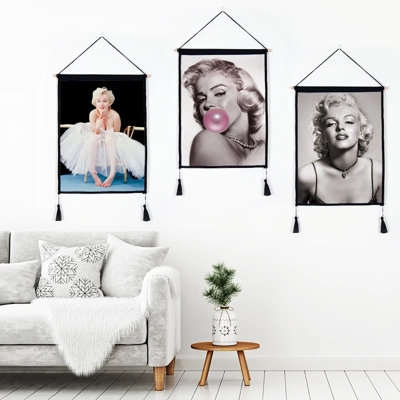Nordic Ins Style Wall Paintings Art Decorative hanging picture Of Marilyn Monroe wallpaper For Living Room Decoration
Nordic Ins Style Wall Paintings Art Decorative hanging picture Of Marilyn Monroe wallpaper For Living Room Decoration
