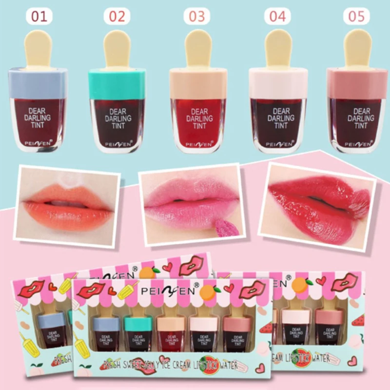 Ice Cream Lip Gloss Set Fruit Color Liquid Lipstick Kit Long-Lasting Waterproof Lipgloss Lip Makeup
Ice Cream Lip Gloss Set Fruit Color Liquid Lipstick Kit Long-Lasting Waterproof Lipgloss Lip Makeup