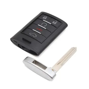 uxcell 5 Buttons Uncut Key Fob Remote Control Case Clicker Shell For-Cadillac Smart-Remote Key Case Entry Fob Key Cover 
uxcell 5 Buttons Uncut Key Fob Remote Control Case Clicker Shell For-Cadillac Smart-Remote Key Case Entry Fob Key Cover