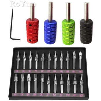 Royun 22Pcs Stainless Steel Tattoo Tubes Nozzle Tips For 4Pcs Tattoo Machine Grips Set
Royun 22Pcs Stainless Steel Tattoo Tubes Nozzle Tips For 4Pcs Tattoo Machine Grips Set