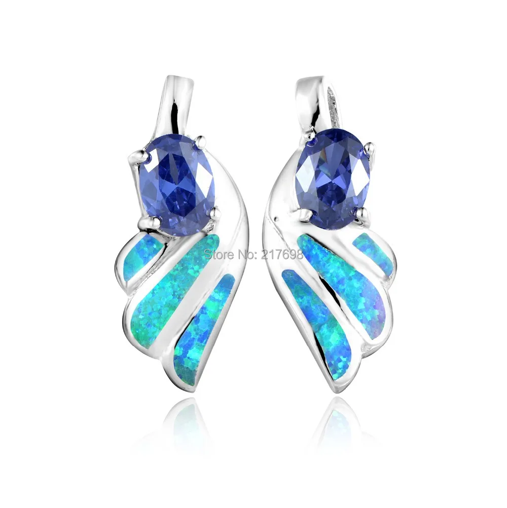 DORMITH 925 sterling silver earrings synthetic opal and cubic zirconia blue/white Wing stup earrings rhodium plated jewelry
DORMITH 925 sterling silver earrings synthetic opal and cubic zirconia blue/white Wing stup earrings rhodium plated jewelry