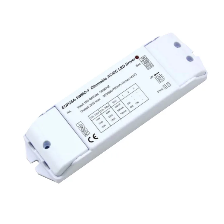 

0-10V / 1-10V LED Dimmer Series 100V-240VAC 350mA / 500mA / 700mA x 1 Channel 1-10V Singal LED Dimmer EUP25A-1WMC-1