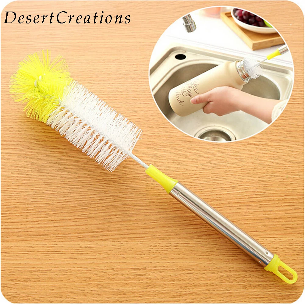 Stainless Steel Handles Brush Bottle Vacuum Cup Glass Washing Cleaning Kitchen Cleaner Tool Color Random
Stainless Steel Handles Brush Bottle Vacuum Cup Glass Washing Cleaning Kitchen Cleaner Tool Color Random