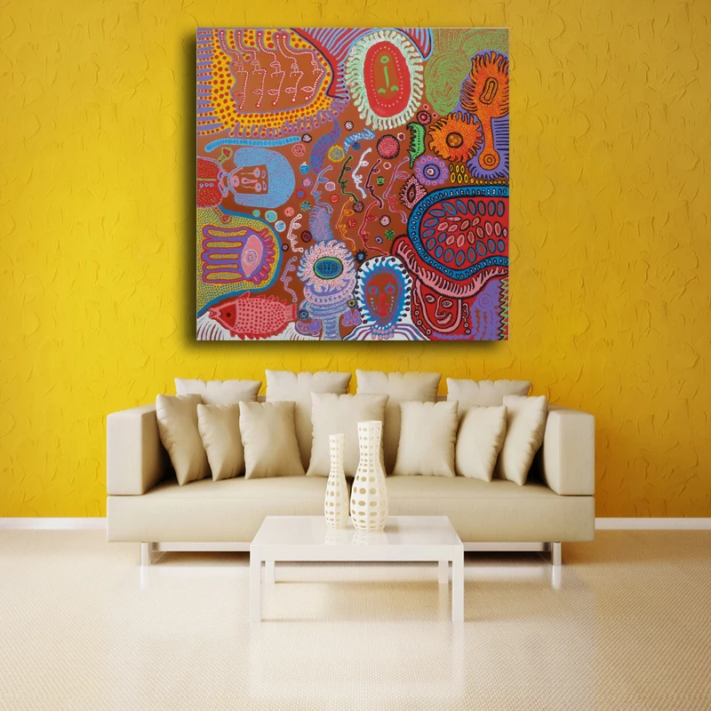 Abstract picture of Wall Painting Home Decorative Art Picture Print on Canvas Prints wall painting Unframed by Yayoi Kusama
Abstract picture of Wall Painting Home Decorative Art Picture Print on Canvas Prints wall painting Unframed by Yayoi Kusama