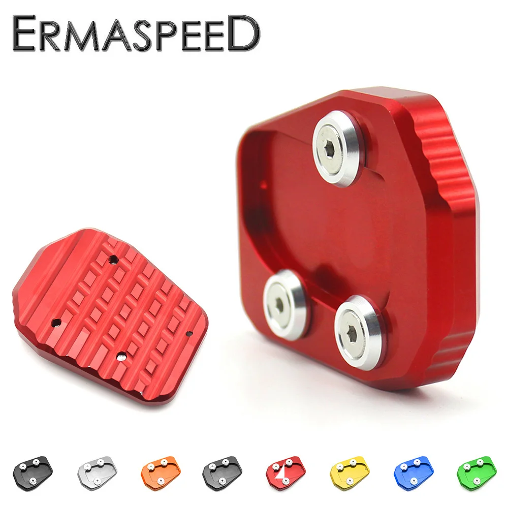 CNC Aluminum Motorcycle Side Stand Enlarger Plate Kickstand Enlarge Extension Pad Modified Accessory for Yamaha MT09 2013-2015
CNC Aluminum Motorcycle Side Stand Enlarger Plate Kickstand Enlarge Extension Pad Modified Accessory for Yamaha MT09 2013-2015