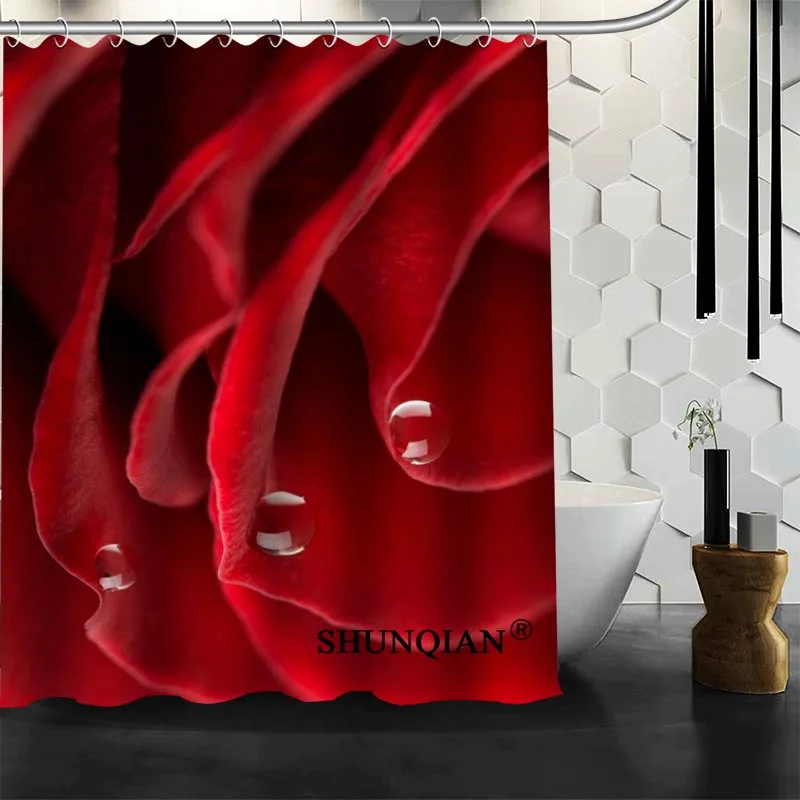 New Bathroom Curtains red rose Shower Curtain Customized Shower Curtain Waterproof Polyester Fabric Curtain For Bathroom
New Bathroom Curtains red rose Shower Curtain Customized Shower Curtain Waterproof Polyester Fabric Curtain For Bathroom