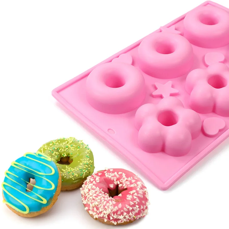 DIY Donuts Maker Mold Silicone Tray Make Pudding Mold Doughnuts Maker Cutter Fondant Cake Bread Desserts Bakery Mould
DIY Donuts Maker Mold Silicone Tray Make Pudding Mold Doughnuts Maker Cutter Fondant Cake Bread Desserts Bakery Mould