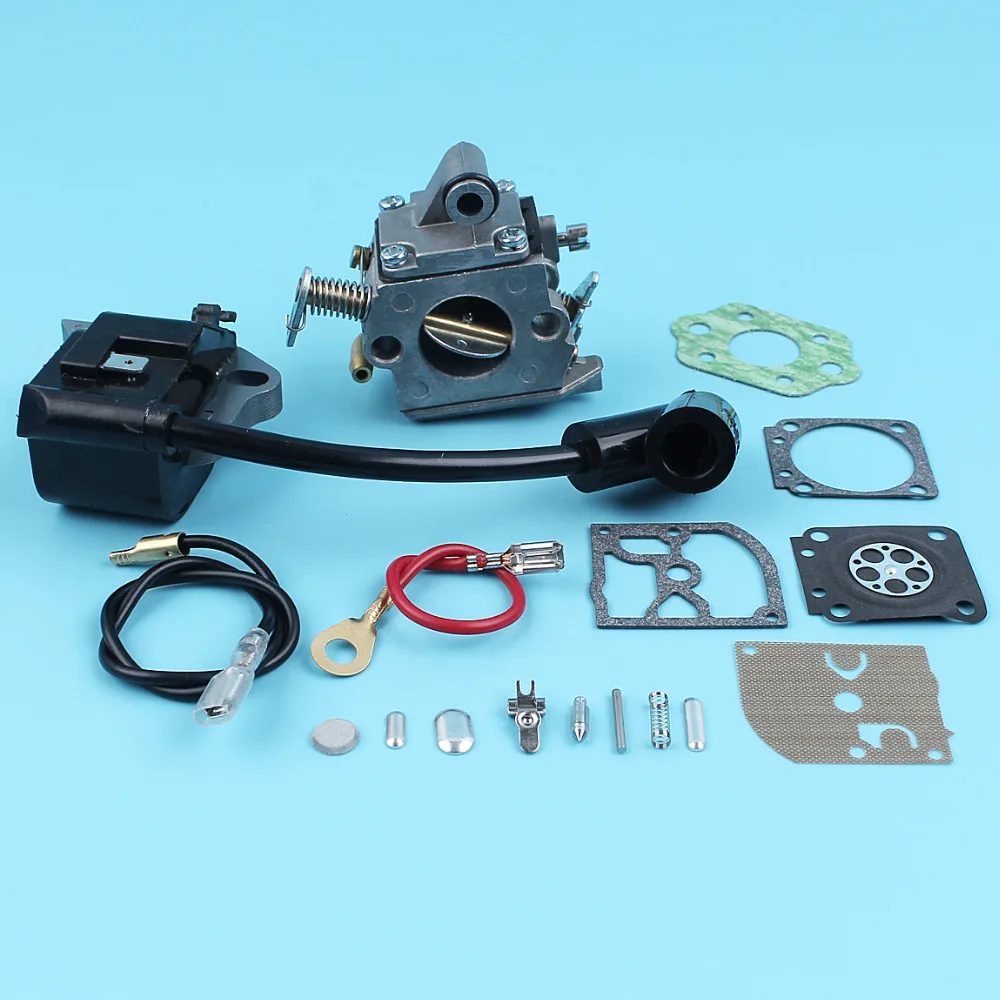 Ignition Coil Carburetor w/ Carb Diaphragm Gasket Kit For STIHL MS170 MS180 018 017 Chainsaw OEM# ZAMA C1Q-S57B NEW Parts
Ignition Coil Carburetor w/ Carb Diaphragm Gasket Kit For STIHL MS170 MS180 018 017 Chainsaw OEM# ZAMA C1Q-S57B NEW Parts