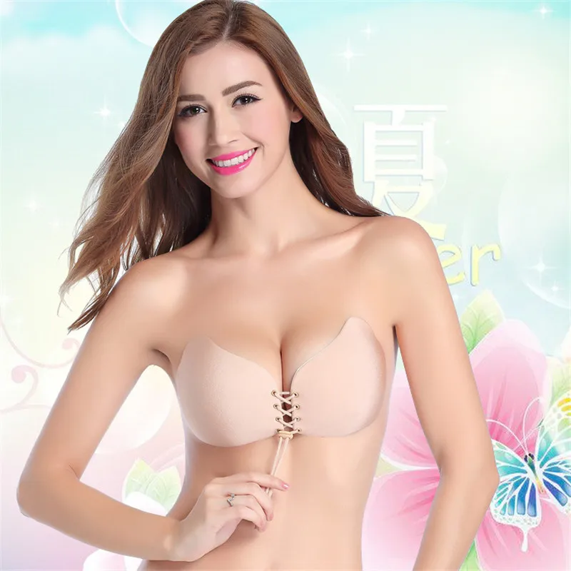 Women Self Adhesive Strapless Bandage Blackless Solid Bra Stick Gel Silicone Push Up women's underwear Invisible Bra Fly Bra
Women Self Adhesive Strapless Bandage Blackless Solid Bra Stick Gel Silicone Push Up women's underwear Invisible Bra Fly Bra