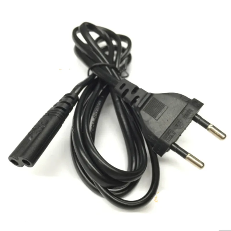 

European EU Power Cable Euro Plug C7 Figure 8 Power AC Adapter Supply Lead Cord 1.4m For Portable Radio Battery Chargers PSP 4