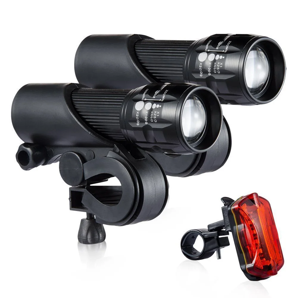 Bicycle Bike Light Lamp LED Flashlight Torch Rear Light 3 Mode Adjustable Waterproof Set ASD88
Bicycle Bike Light Lamp LED Flashlight Torch Rear Light 3 Mode Adjustable Waterproof Set ASD88