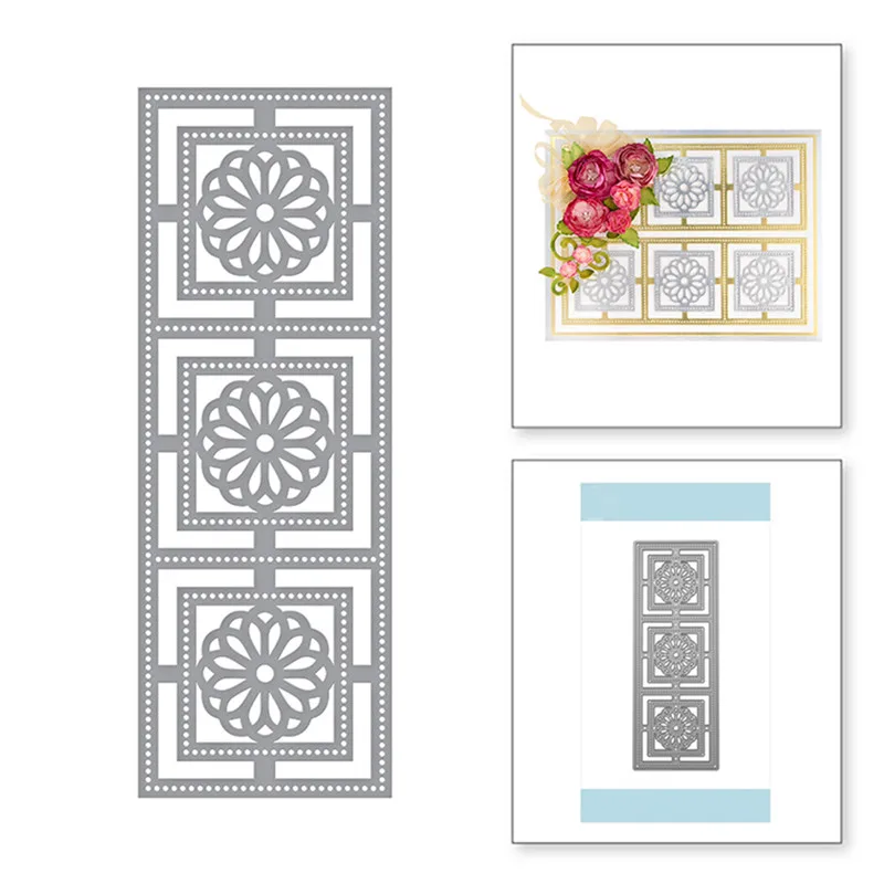 YaMinSanNiO Flower Border Cutting Dies Metal Craft Frame Dies Cut 2019 New for Scrapbooking Card Making Album Paper Embossing
YaMinSanNiO Flower Border Cutting Dies Metal Craft Frame Dies Cut 2019 New for Scrapbooking Card Making Album Paper Embossing