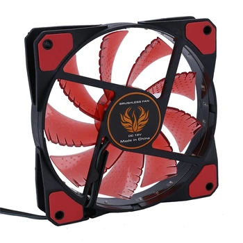 Ultra Silent 120mm LED Computer PC Case Fan 15 LEDs 12V With Rubber Quiet Molex Connector Easy Installed Fan High Quality!
Ultra Silent 120mm LED Computer PC Case Fan 15 LEDs 12V With Rubber Quiet Molex Connector Easy Installed Fan High Quality!