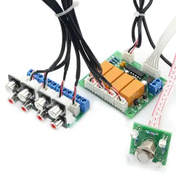 Audio input switching board / four-way audio switching board / audio signal input switching board / switching relay
Audio input switching board / four-way audio switching board / audio signal input switching board / switching relay